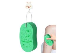 Yorajuy Baby Bathing Sponge, Absorbent Toddler Travel Scrubber Sponge with Rope for Shower, Portable Bathing Loofah for Boys Girls Baby Children Toddler
