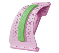 Yorajuy Back Arch Stretcher 3-Level Adjustable | Back Board Stretcher - Non-Slip Lumbar Spine Corrector Massager for Home Bed Sleeping Exercise Yoga Fitness Workout Body