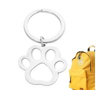 Yorajuy Kitten Footprint Pendants | Hollow-out Cute Cat Claw Charm Keyring | Cat Dog Claw, Funny Animal Keychain For Bracelets, Necklaces, Jewelry Making
