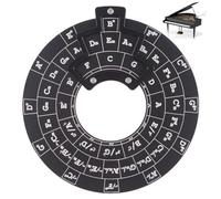 Yorajuy Melody Tool, CircleOf Fifths Wheel Music Transpose Tool, Music Theory Learning Tool, For Musicians, Songwriters, Beginners, Adult, Kid, Fretboard Notes & Guitar Theory