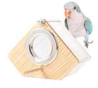 Yorajuy Parakeet Nesting Box - Budgie Breeding Box | Pet Parakeet Bird House Breeding Nesting Box Clear Design Bird Cage Box with Perch for Parrotlets