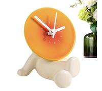 Yorajuy Sunset Clock,Silent Non-ticking Sunset Clock Decor - Tabletop Clock, Battery Operated Alarm Clock, Clock Decor for Living Room,Kitchen,Bedroom