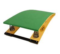 YORCME Gymnastics Board Pop Boards - Thickened Wood + Felt Cover, Rubber Feet, Adult Home Vault Trainer,for Home/Gym/Fitness Class/Practice Obstacle Courses 6Springs