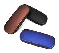 Yorgewd 3 Pack Glasses Case Hard Shell for Women Men, Portable Eyeglasses Case Retro Eyeglasses Holder Box for Travel Study Work