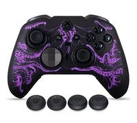 YoRHa Silicone Skin for Xbox Elite Series 2 Controller x 1(Cthulhu Purple) with Exclusive Thumb Grips x 4