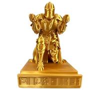 YORISMAL Golden Medieval Knight Pen Holder, Cell Phone Holder Ornament, 3D Printed Pen Holder, Decorative Pen Holder for Desk - An Excellent Gift for Office Supplies