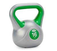 York Fitness Kettlebell - Vinyl Coated Gym Training Home - 16 kg