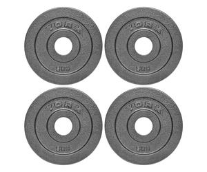 York 2" Olympic Cast Iron Weight Plates for 2 Inch Barbells & Dumbbell Bars