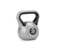 York 20kg Vinyl Kettlebell in Grey York Grey
