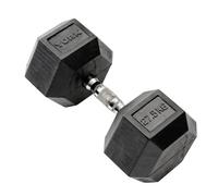 York 27.5kg Rubber Hex Dumbbell