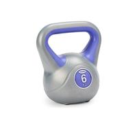 York Fitness Vinyl Coated Gym Training Home Kettlebell - 6kg