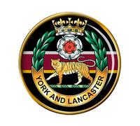 York and Lancaster Regiment, British Army Pin Badge