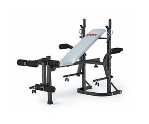 York B501 Adjustable Weight Bench With Butterfly Arms And Leg Developer For Home Fitness
