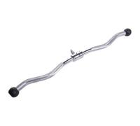 York Barbell 28" Hard Chrome Curl Bar Cable Attachment