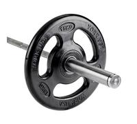 York Barbell ISO-Grip Rubber Olympic Weight Plate 1 x 15kg
