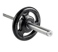 York Barbell ISO-Grip Rubber Olympic Weight Plates 2 x 10kg