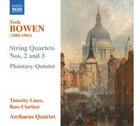 Timothy Lines & Archaeus Quartet – Bowen: String Quintets Nos. 2 & 3 – CD (Naxos 8.571366)