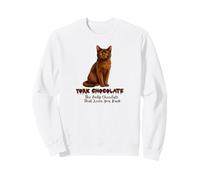 York Chocolate Cat The Only Chocolate That Loves You Back Sweatshirt