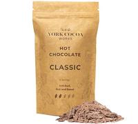 York Cocoa Works Classic 50% Dark Hot Chocolate (200g, 6 Servings) Artisan Chocolate Maker