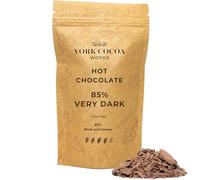 York Cocoa Works Very Dark 85% Hot Chocolate - 200g, Makes 6 Servings