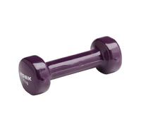 York Fitness Single Vinyl Dipped Dumbbell (Fitbell), Purple, 1 Kg