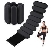 York Fitness 20 kg Cast Iron Spinlock Dumbbell - Adjustable Hand Weights Set (Pack of 2) - Black