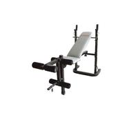 York B500 Folding Barbell Weight Bench Foldable Workout Lifting w/ Leg Developer