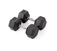 York Fitness Rubber Hex Dumbbells