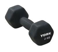 York Fitness Single Neoprene Hex coating Dumbbell