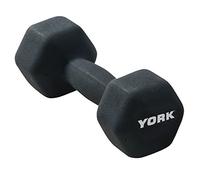 York Fitness Barbell Neo Hex Single Free Weight Dumbbell Exercise Equipment, 3Kg