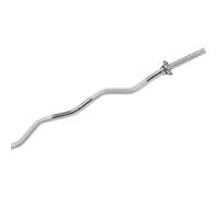 York Fitness Spinlock EZ Curl Bar - Dumbbell Bar for Weightlifting Body Building, Muscle Build Workouts - Ideal Curl Bar for York Fitness 1 Inch Weight Plates