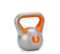 York Fitness Vinyl Coated Gym Training Home Kettlebell - 8kg