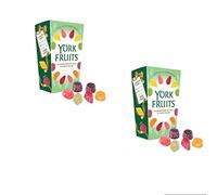 York Fruits Gift Box 350g with a Thank You Card- Pack of 2 Assorted Flavour Jellies - Christmas Sweet
