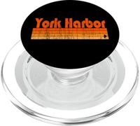 York Harbor, Maine Retro 80s Style PopSockets PopGrip for MagSafe