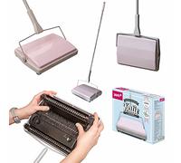 York Katie Sweeper - Carpet Sweeper for Carpet Cleaning - Efficient, Instant Effect - Cleans Any Surface - Wireless, Bagless Vacuum Cleaner - 28 x 20 x 102 cm Carpet Cleaner Device