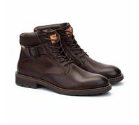 York Lace-Up Ankle Boots in Leather Brown