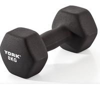 York Neo Hex Individual Dumbbells, 8kg