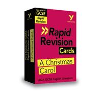 York Notes RAPID AQA GCSE (Revision Cards) A Christmas Carol - for 2026, 2027 exams