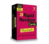 York Notes RAPID AQA GCSE (Revision Cards) Macbeth - for 2027, 2028 exams