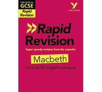 York Notes RAPID AQA GCSE (Revision Guide) Macbeth - for 2027, 2028 exams