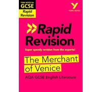 York Notes for AQA GCSE (9-1) Rapid Revision Guide: The Merchant of Venice - catch up, revise and be ready for the 2025 and 2026 exams: Study Guide (York Notes - Rapid)