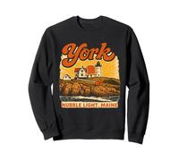 York Nubble Light Maine Lighthouse Cape Neddick Souvenir Sweatshirt