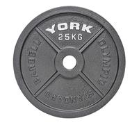 York Olympic Hammertone Cast Iron Weight Plate 1 x 25kg