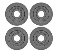 York Olympic Hammertone Cast Iron Weight Plates - Set Of 4 X 1.25Kg For Enhanced Weight Training