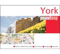 York Popout Map : Pocket size, pop up city map of York