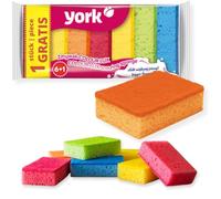 York Prestige Colour Lux Scouring Sponge 6 + 1 Piece Free Many Colours Standard 7