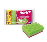 York Prestige Wave Scouring Pad 4+1 Green, Standard