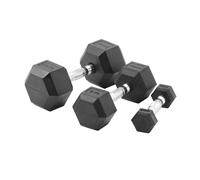 York PVC Hex Dumbbells, 50kg (single)
