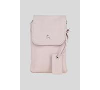 Ashwood Leather Smartphone Crossbody Bag, Mini Handbag for Women, Compact Genuine Leather Phone Bag with Multiple Compartments & Silver Hardware: York (Blush)
