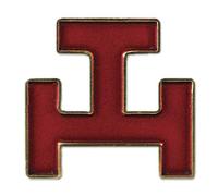 York Rite Triple Tau Masonic Freemason Lapel Pin
